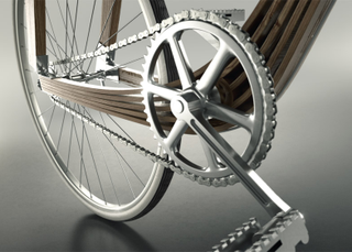 Illustration for article titled Architects Design Wooden Bicycle Frame to Explore Structural Engineering